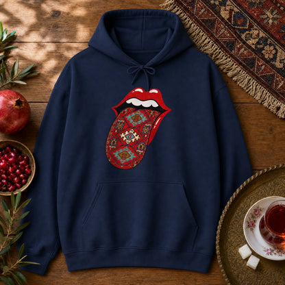 Hot Lips Hoodie - Navy