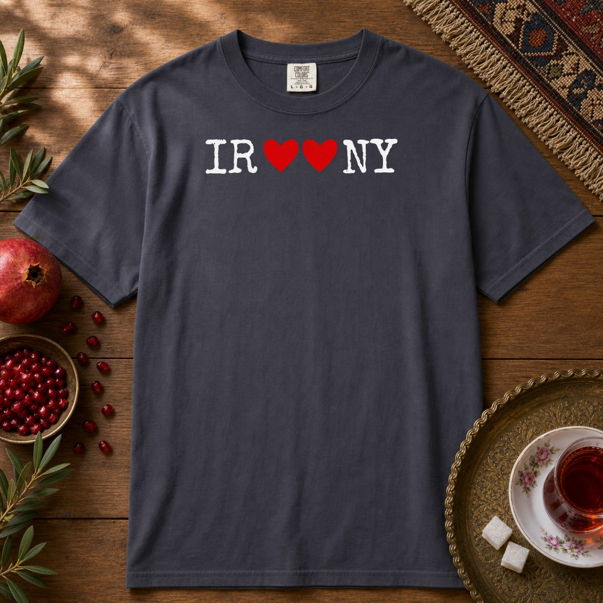 Iroony Premium Tee - Navy