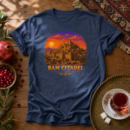 Bam Citadel - Pixel Art Unisex T-Shirt - Navy