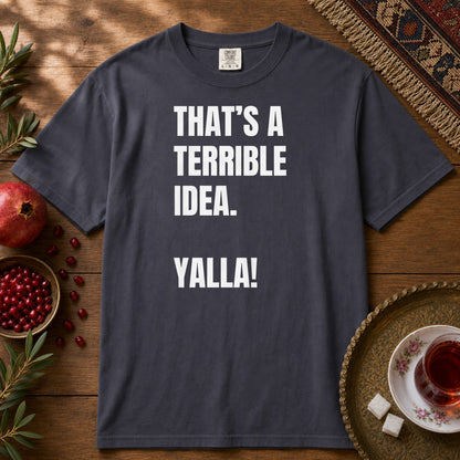 Yalla! Premium Tee - Navy