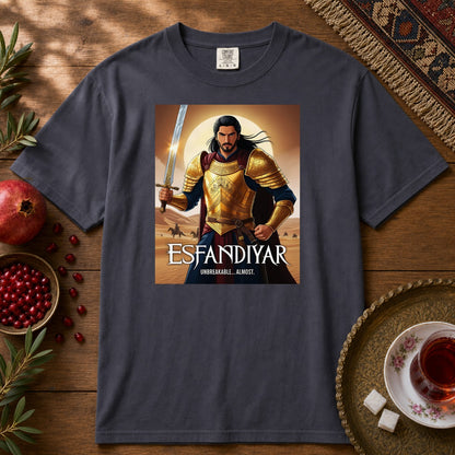 Esfandiyar Unbreakable ... Almost  Premium Tee - Navy