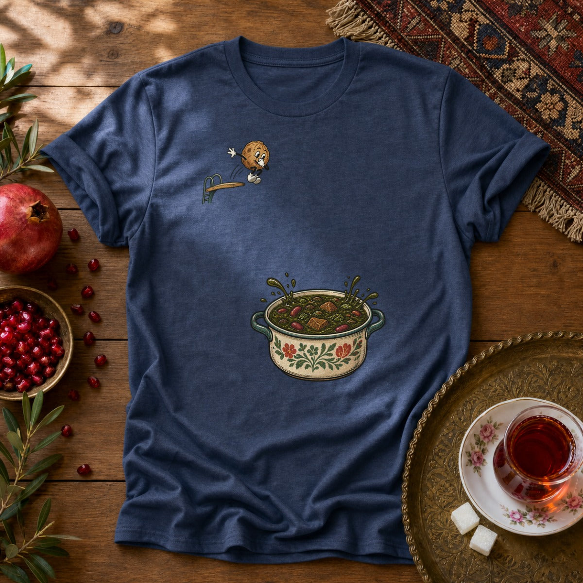 Brave Limoo Ammani Unisex T-Shirt - Navy