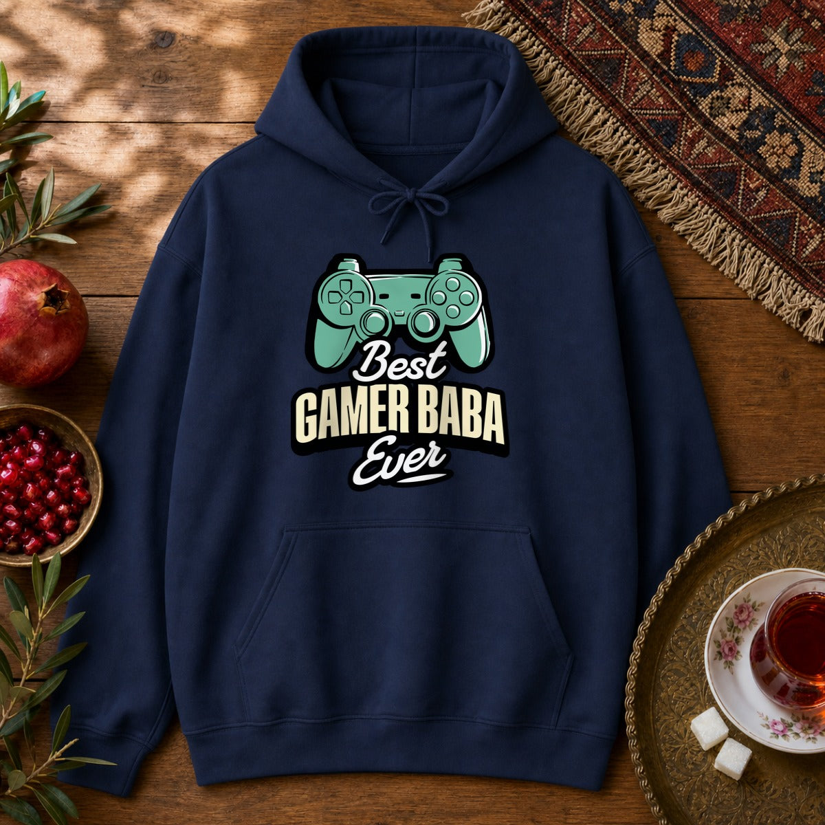 Gamer Baba Hoodie - Navy