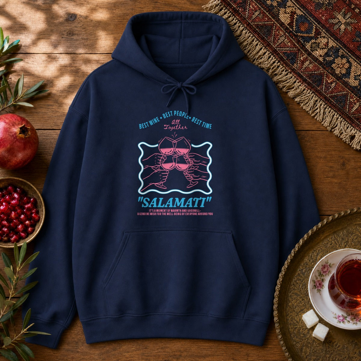 Salamati Explained Hoodie - Navy