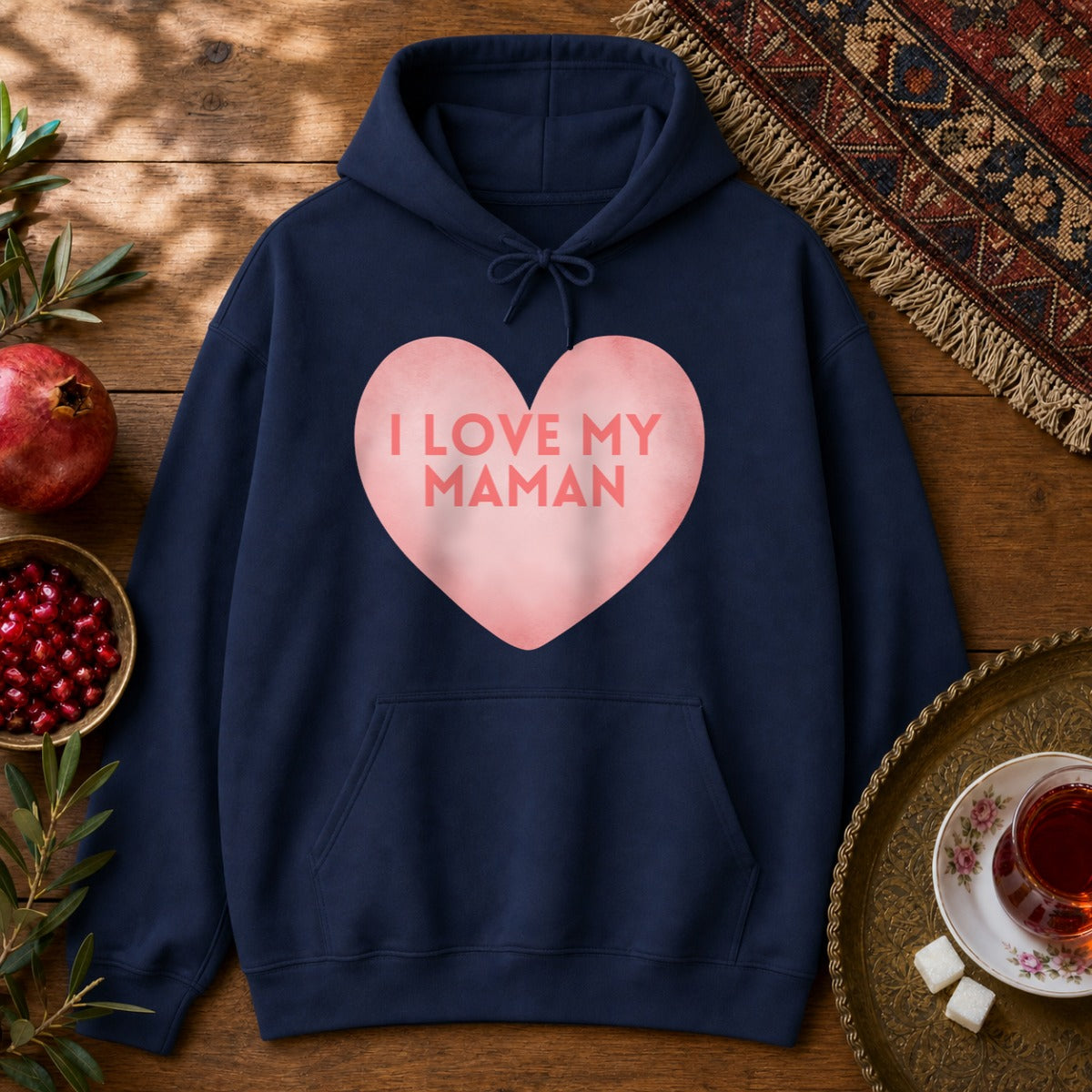 I love my Maman Hoodie - Navy