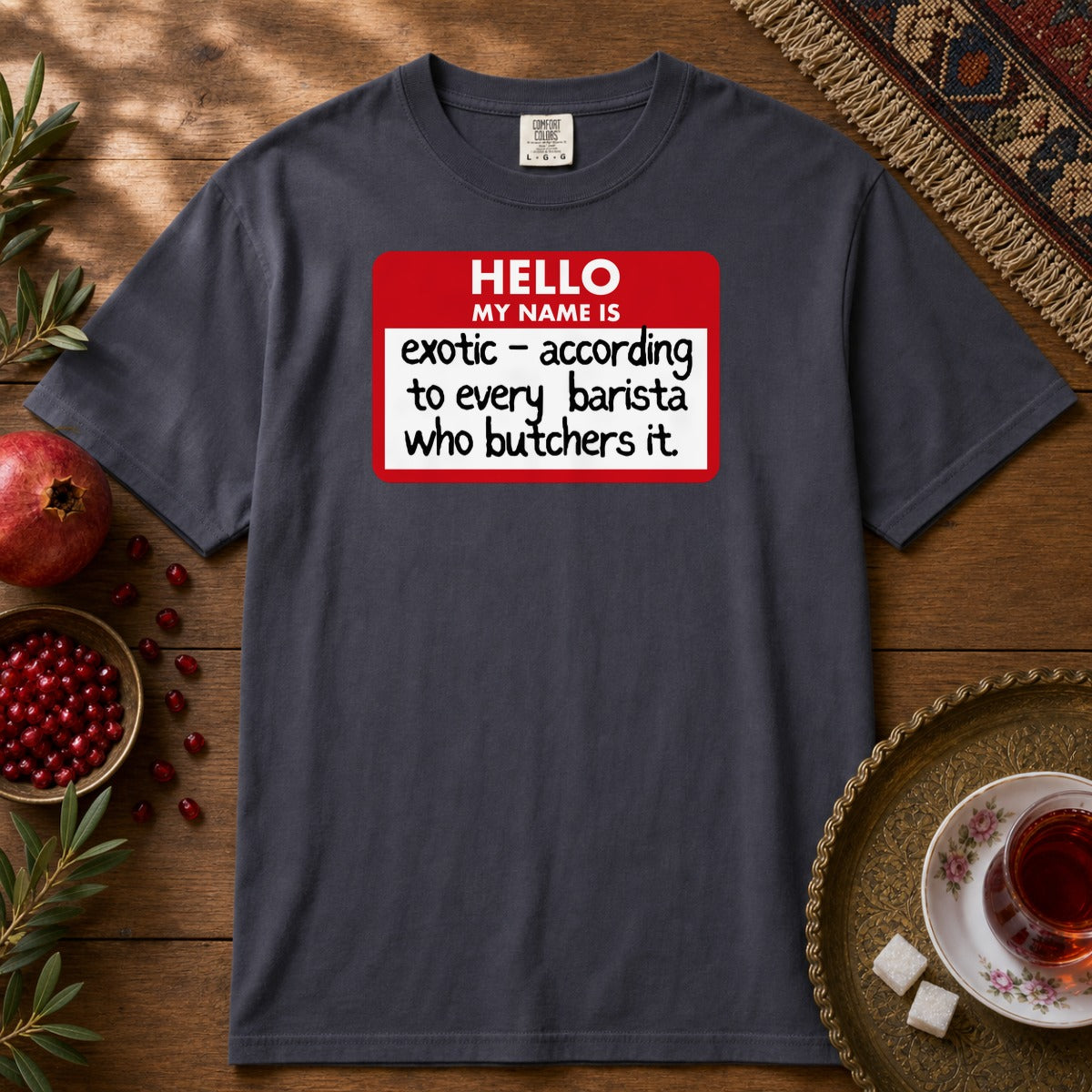 My Name Is Exotic Premium Tee - Navy
