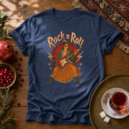 Rock n Roll Unisex T-Shirt - Navy