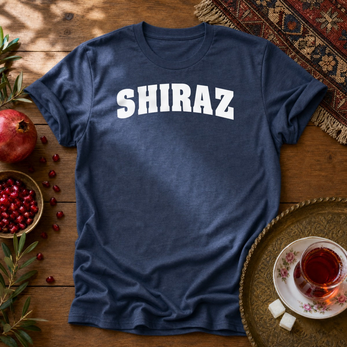 Shiraz 2 Unisex T-Shirt - Navy
