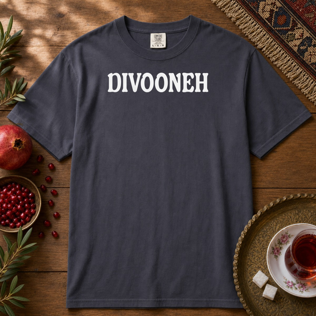 Divooneh Premium Tee - Navy