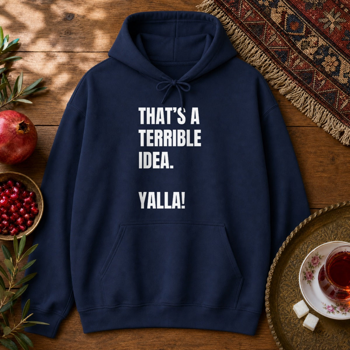 Yalla! Hoodie - Navy