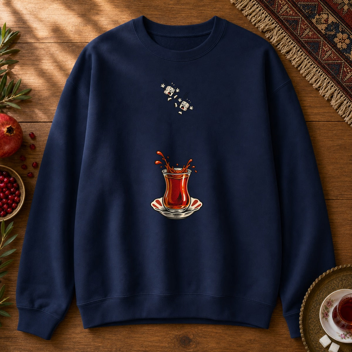 Diving Ghands Sweatshirt - Navy