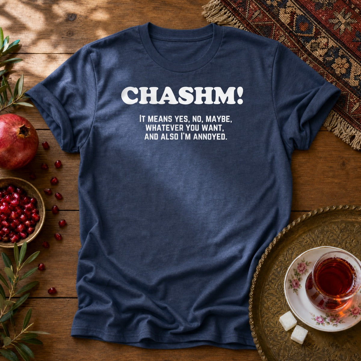 Chashm Defined Unisex T-Shirt - Navy
