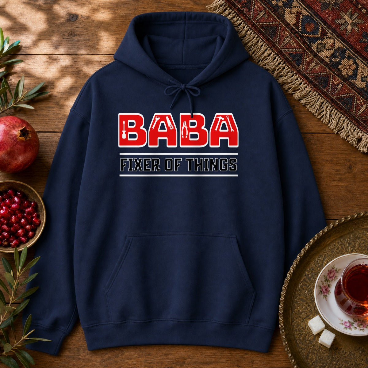 Fixer Baba Hoodie - Navy
