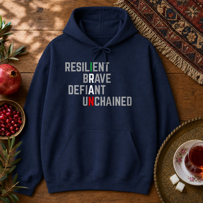 Iran Unchained Hoodie - Navy