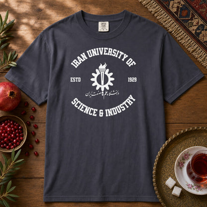 Iran University of Science and Technology Premium Tee - Navy