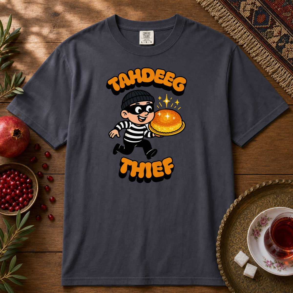 Tahdeeg Thief Premium Tee - Navy