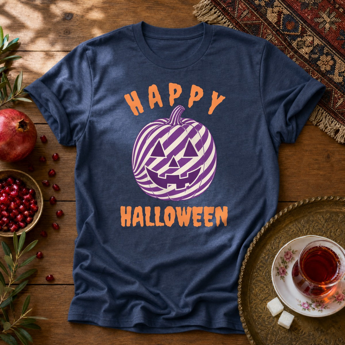 Happy Halloween - Toop Plastici Unisex T-Shirt - Navy