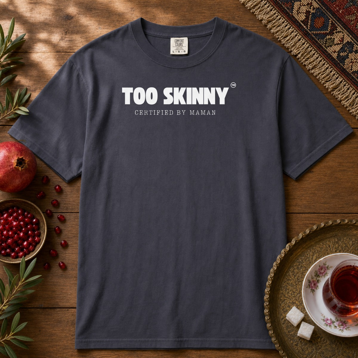 Too Skinny Premium Tee - Navy