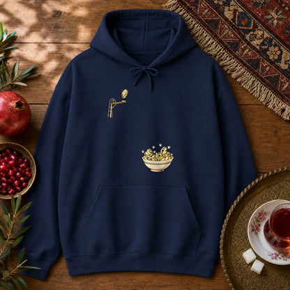 Diving Pistachio Hoodie - Navy