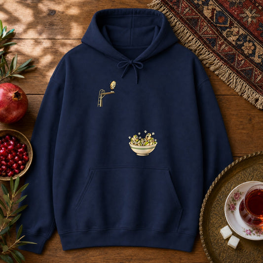 Diving Pistachio Hoodie - Navy