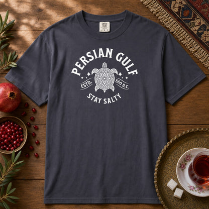 Persian Gulf Estd 550 BC Premium Tee - Navy