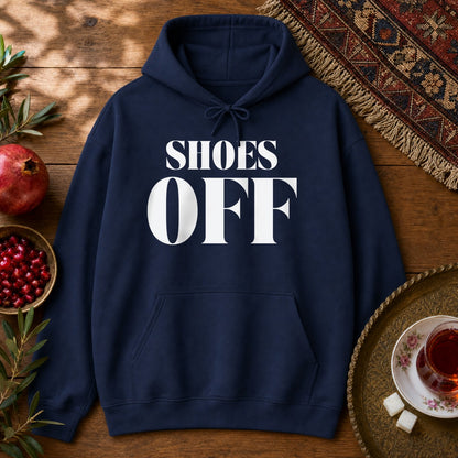 Shoes Off Hoodie - Navy