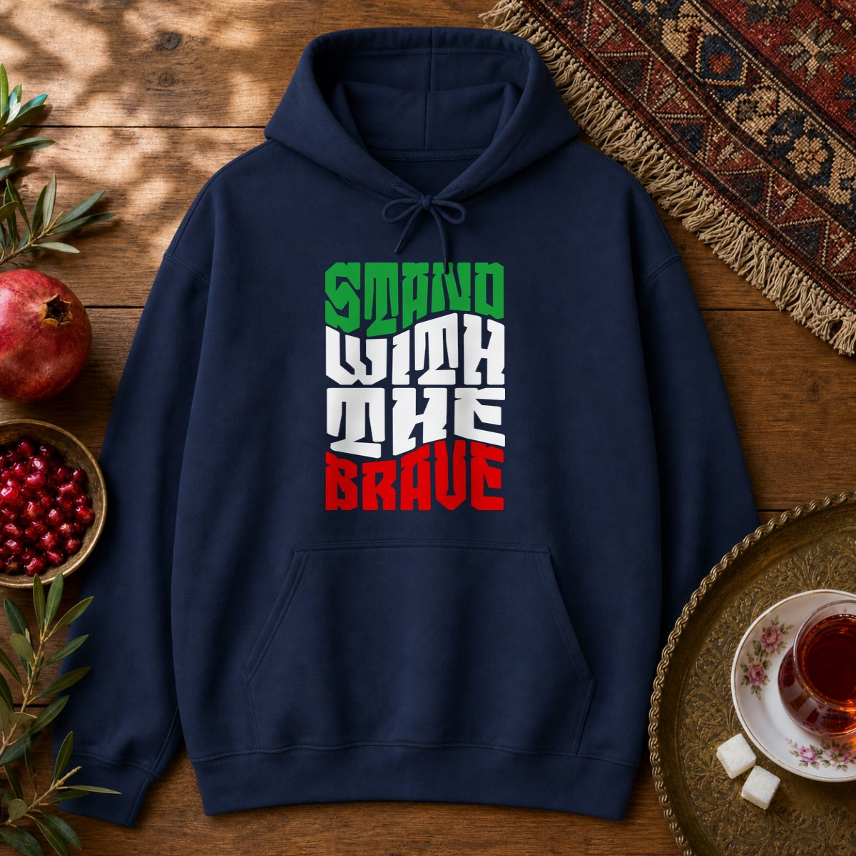 Stand with the Brave Hoodie - Navy