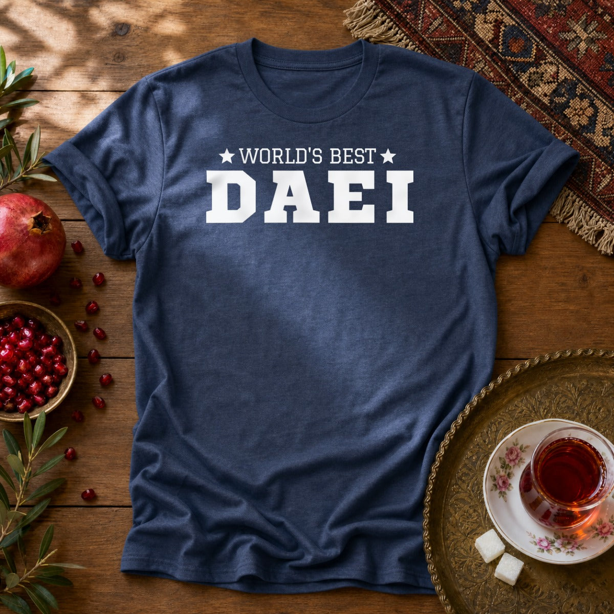 World's Best Daei Unisex T-Shirt - Navy