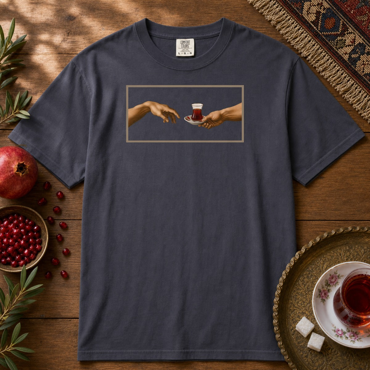 The Creation of Chayee Premium Tee - Navy