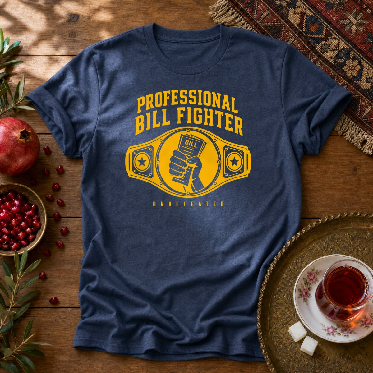 Professional Bill Fighter Unisex T-Shirt - Navy
