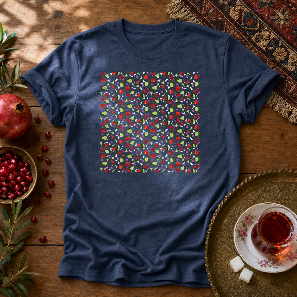 Salad Shirazi Unisex T-Shirt - Navy