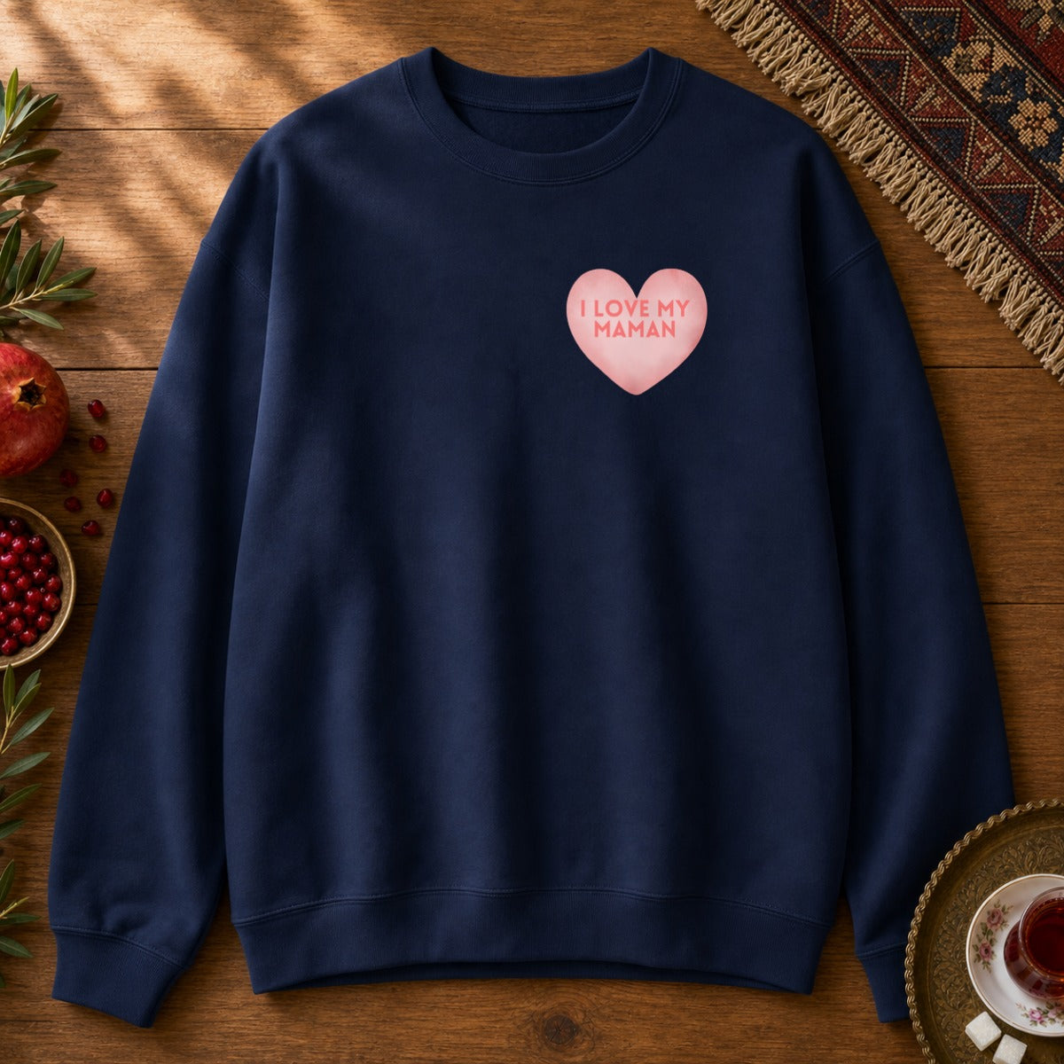 I love my Maman Sweatshirt - Navy