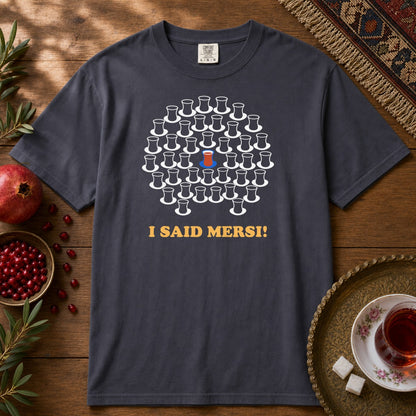 I Said Mersi Premium Tee - Navy
