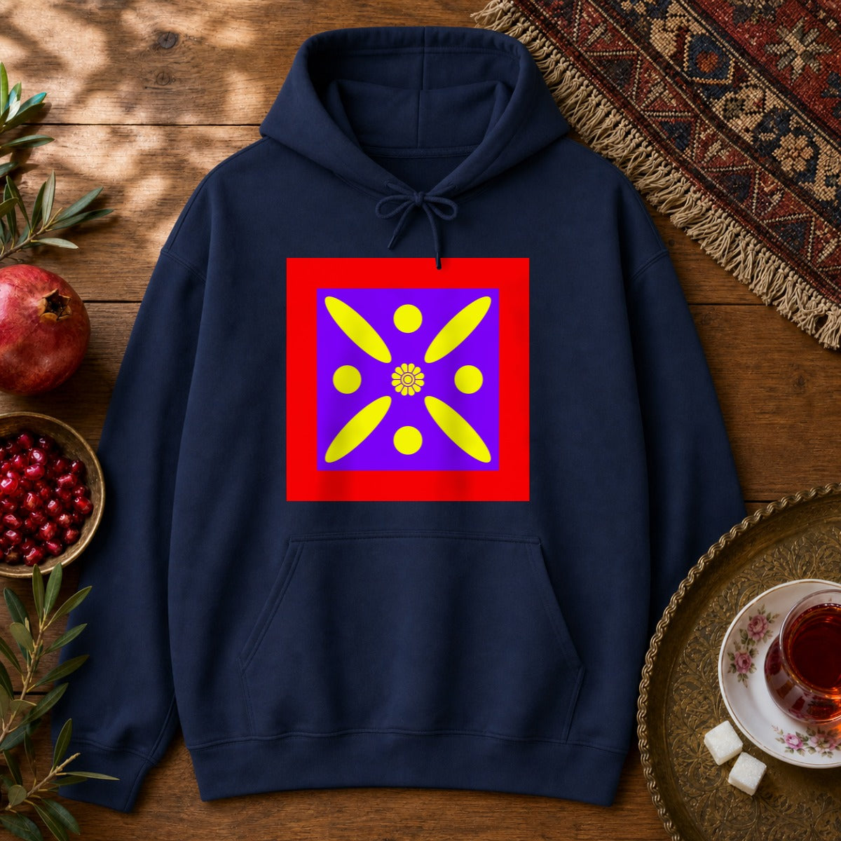 Derafshe Kaviani Hoodie - Navy