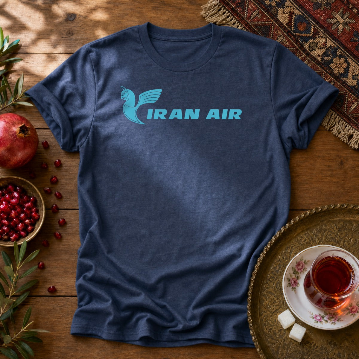 Iran Air Unisex T-Shirt - Navy