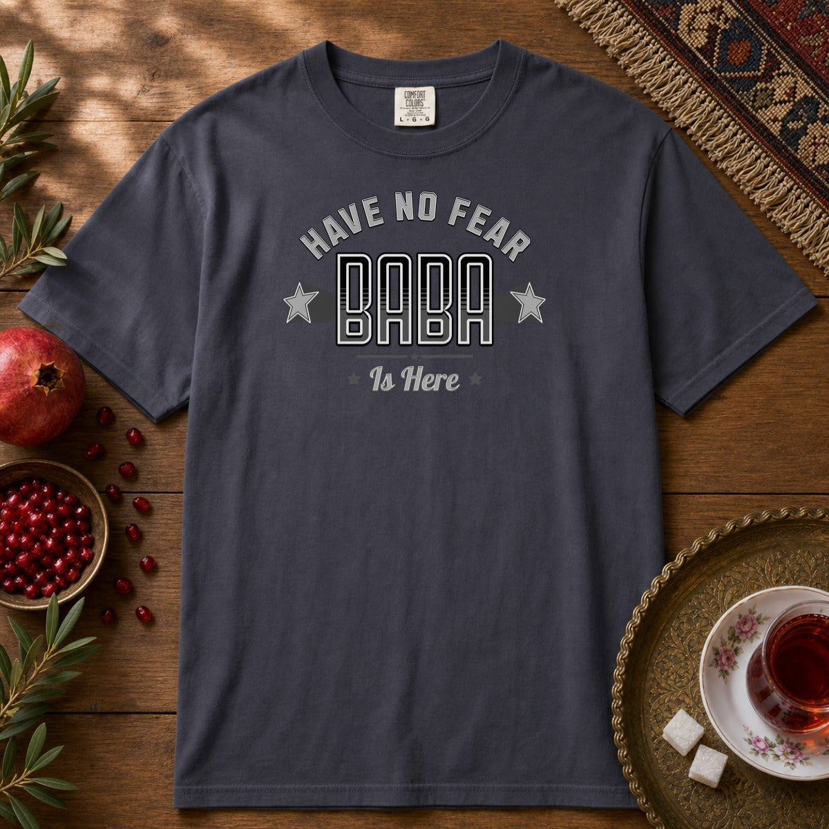 Have no fear Baba is here  Premium Tee - Navy
