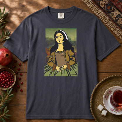 Mona Lisa Premium Tee - Navy