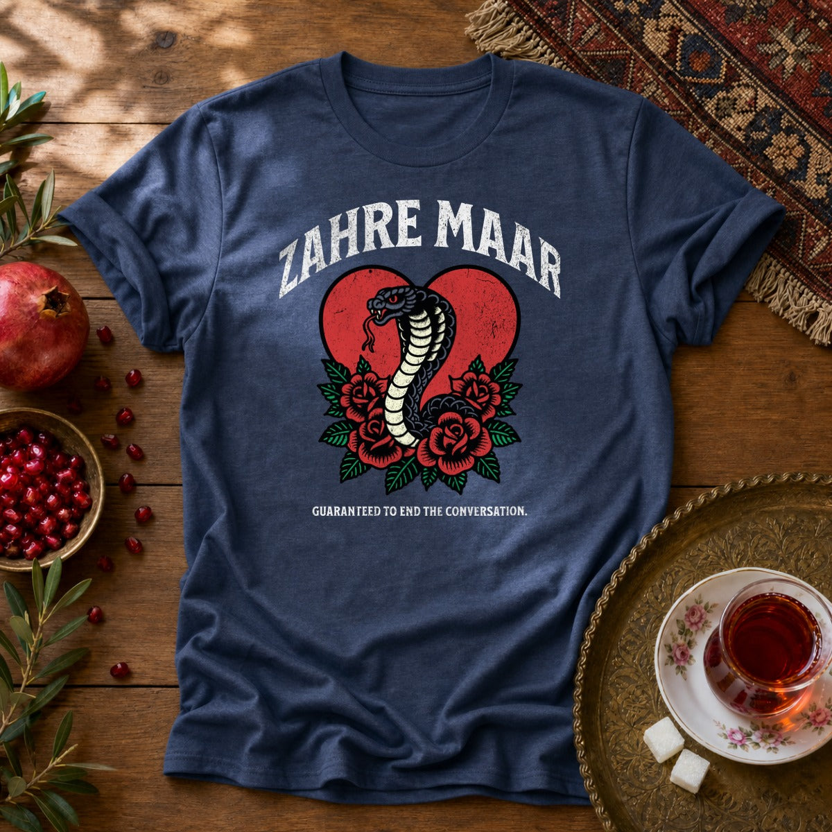 Zahre Maar Unisex T-Shirt - Navy