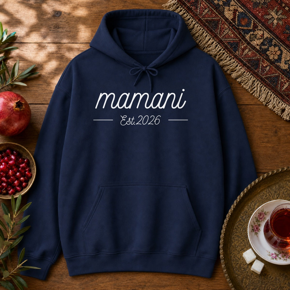 Mamani, Est 2026 Hoodie - Navy