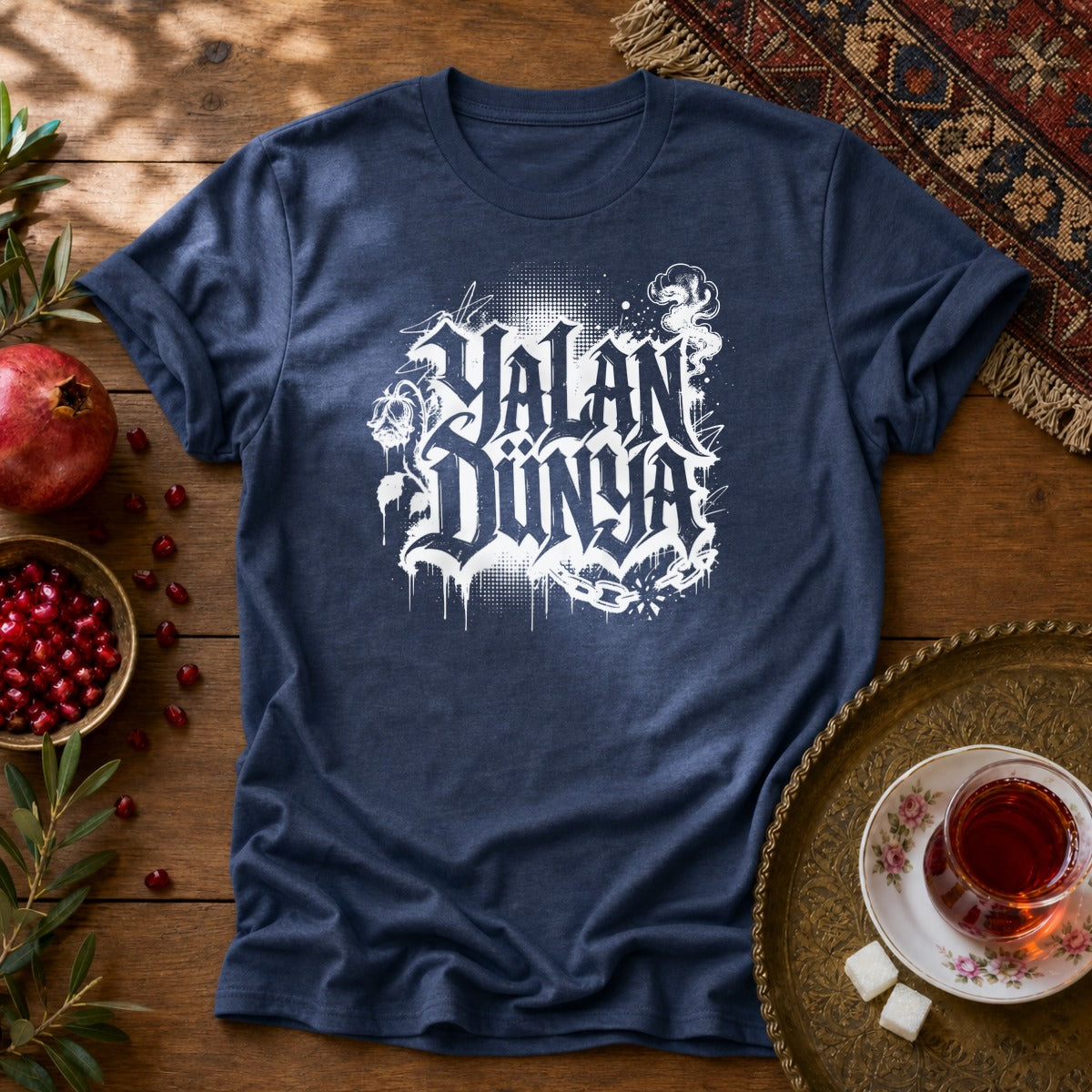 Yalan Dunya Unisex T-Shirt - Navy