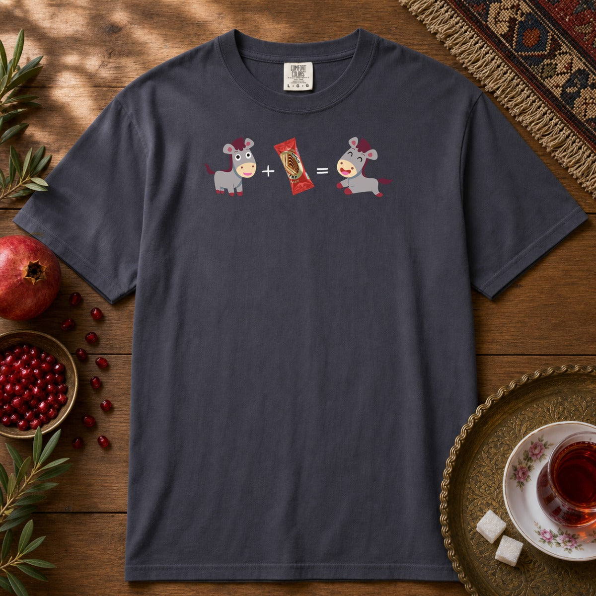 Khar + Ti Tap Premium Tee - Navy