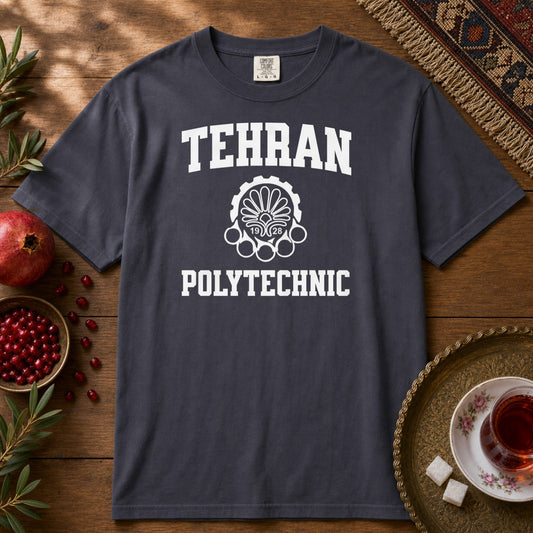Tehran Polytechnic Premium Tee - Navy