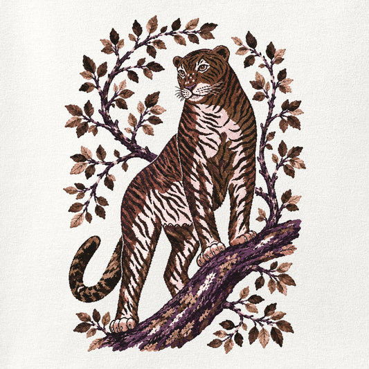 Close-up of the Patoo Palangi print showing ink detail on the fabric