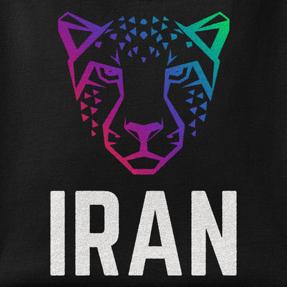 Close-up of the Persian Cheetah print showing ink detail on the fabric