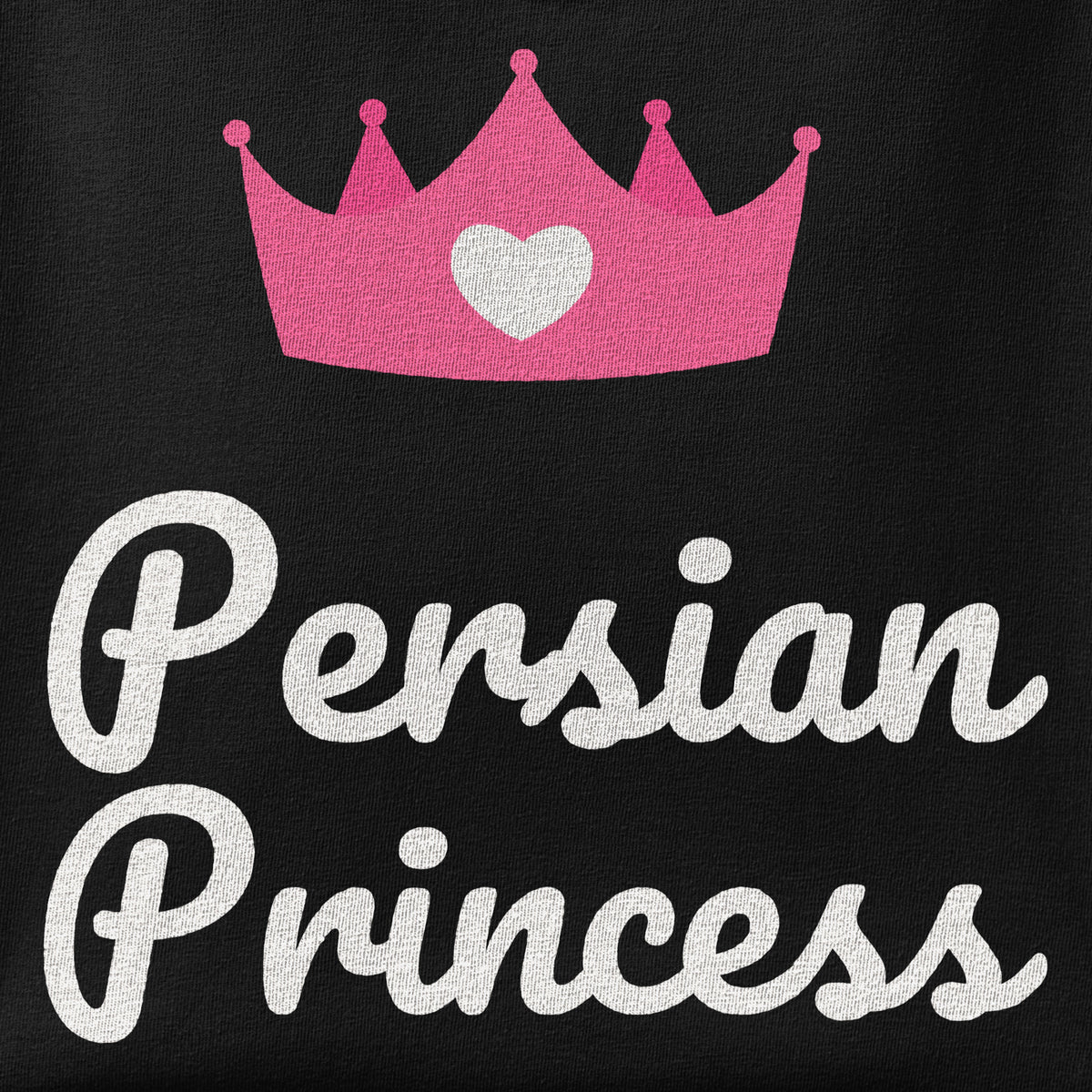Close-up of the Persian Princess print showing ink detail on the fabric