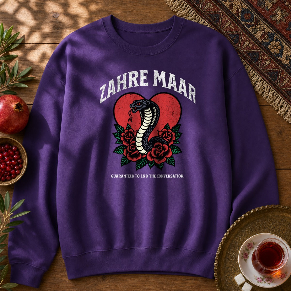 Zahre Maar Sweatshirt - Purple