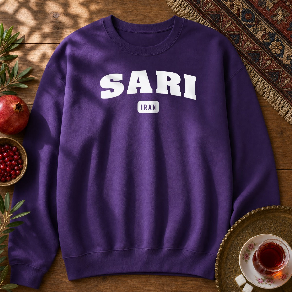 Sari Sweatshirt - Purple