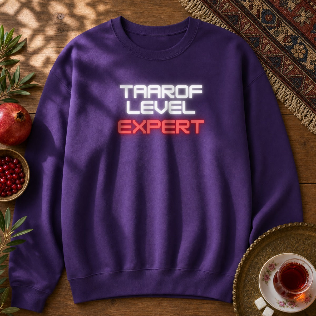 Taarof Level Expert Sweatshirt - Purple
