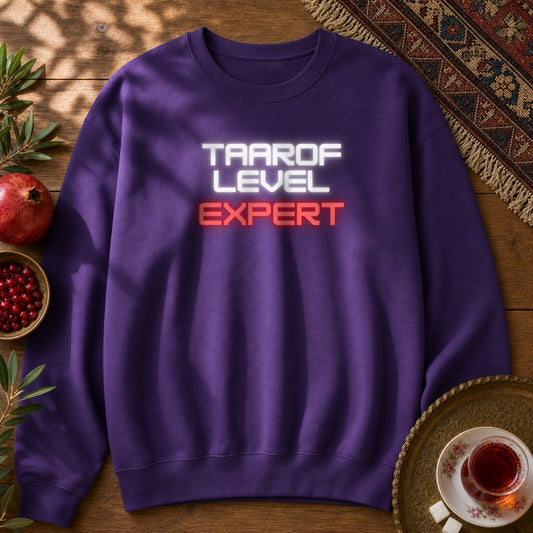 Taarof Level Expert Sweatshirt - Purple