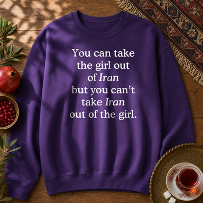 Girl out of Iran Sweatshirt - Purple